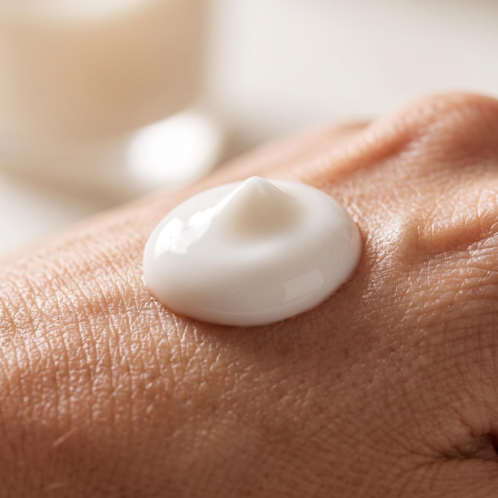 Face cream sitting on top of the skin instead of absorbing